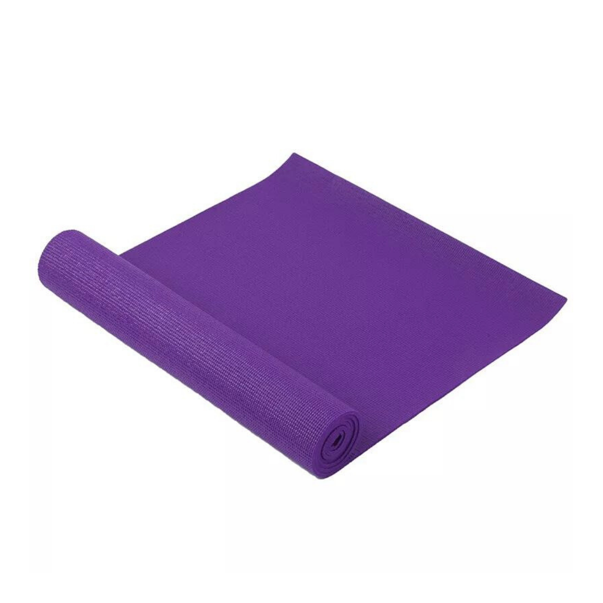 Black Lavender JupiterGear performance yoga mat with carrying straps, textured surface for grip, and vibrant design, ideal for yoga practice.