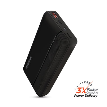 Sky Iapetus HyperGear 20000mAh power bank with 20W PD and USB ports, compact portable mobile and laptop charging accessory.