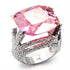 Sterling silver ring with rhodium finish and AAA gemstones, jewelry by Turquoise Tiger, showcasing elegant design and craftsmanship.