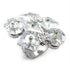 Sterling silver ring with rhodium finish and AAA gemstone by Turquoise Tiger, featuring a 7x350 design.