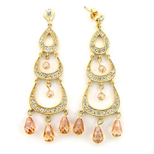 Turquoise Tiger 7X372 gold 925 sterling silver earrings featuring AAA quality gemstones with elegant design.