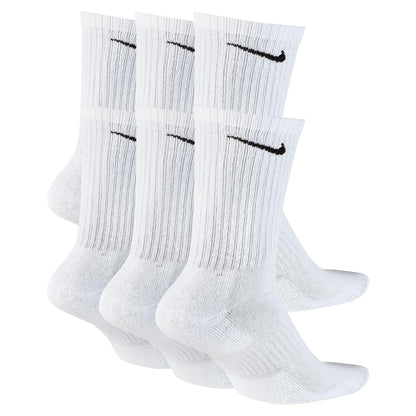 Nike Unisex Adult Everyday Cushioned Training Crew Socks (6-Pack) | Mens and Womens