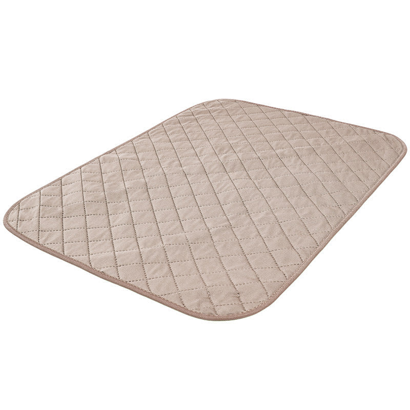 Natural bamboo fiber dog training pad from Maroon Asteria, designed for pet beds and blankets with a soft, absorbent surface.