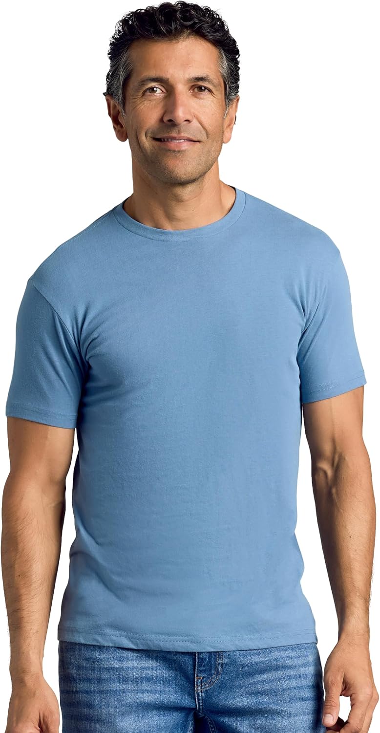 True Classic Mens T-Shirts – Short Sleeve Crew Neck T Shirts for Man, Cotton Blend Plain Novelty Men&