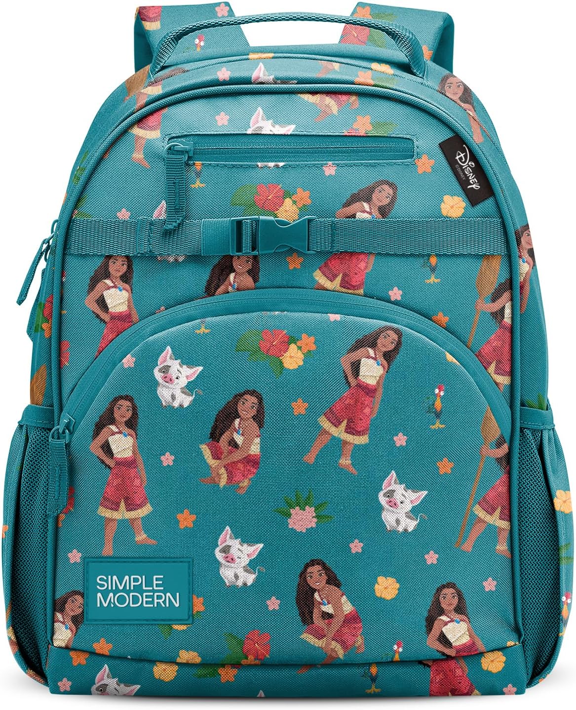 Simple Modern Disney Moana Kids Backpack for School, Girls, Boys | 12L | Fletcher Moana Bookbag, School Backpack for Toddler, Preschool, Kindergarten | Fits Lunch Box, Cute | Medium