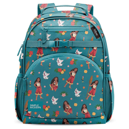 Simple Modern Disney Moana Kids Backpack for School, Girls, Boys | 12L | Fletcher Moana Bookbag, School Backpack for Toddler, Preschool, Kindergarten | Fits Lunch Box, Cute | Medium