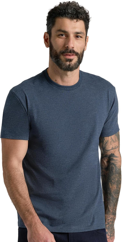 True Classic Mens T-Shirts – Short Sleeve Crew Neck T Shirts for Man, Cotton Blend Plain Novelty Men&