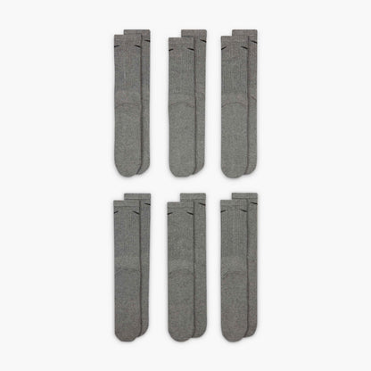 Nike Unisex Adult Everyday Cushioned Training Crew Socks (6-Pack) | Mens and Womens