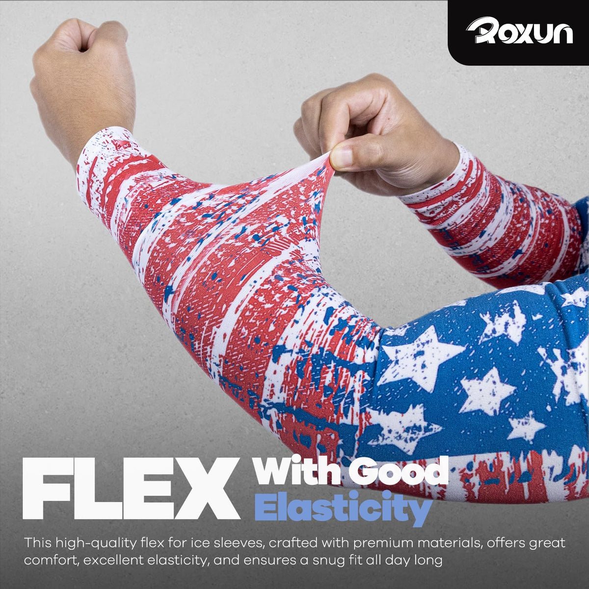 ROXUN Arm Sleeves Cooling UV Sun Protection Sport Compression for Men Women | UPF50,Seamless cover arms,Tattoo-covering,Lightweight &amp; breathable,daily wear,Outdoor work,Basketball Baseball,Mangas