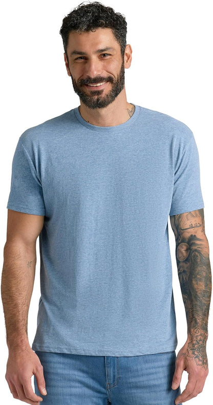 True Classic Mens T-Shirts – Short Sleeve Crew Neck T Shirts for Man, Cotton Blend Plain Novelty Men&