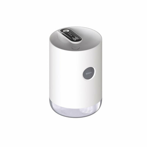 Maroon Asteria portable wireless USB air humidifier with water mist diffuser for home improvement, compact and easy to use.