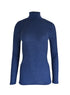 Byzantium Hemera Merino wool blend mock neck top with long sleeves, stylish and cozy for casual or dressy wear.