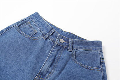 Carmine Juneberry Papillon High-Rise Jeans Haute Edition 25, blue denim with a fitted high-waist design and classic five-pocket style.
