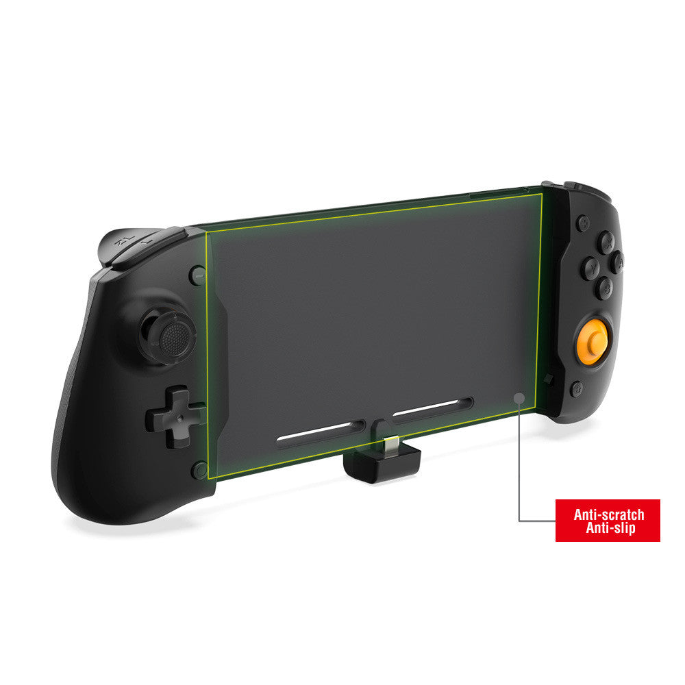 Maroon Asteria portable two-color in-line console gamepad for mobile and laptop gaming, plug-and-play design, ergonomic buttons