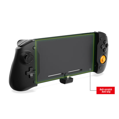 Maroon Asteria portable two-color in-line console gamepad for mobile and laptop gaming, plug-and-play design, ergonomic buttons