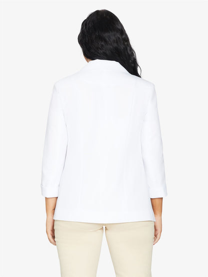 Rose Eleusis Edge To Edge Blazer, stylish tailored jacket with a sleek design and fitted silhouette, perfect for formal or casual wear.