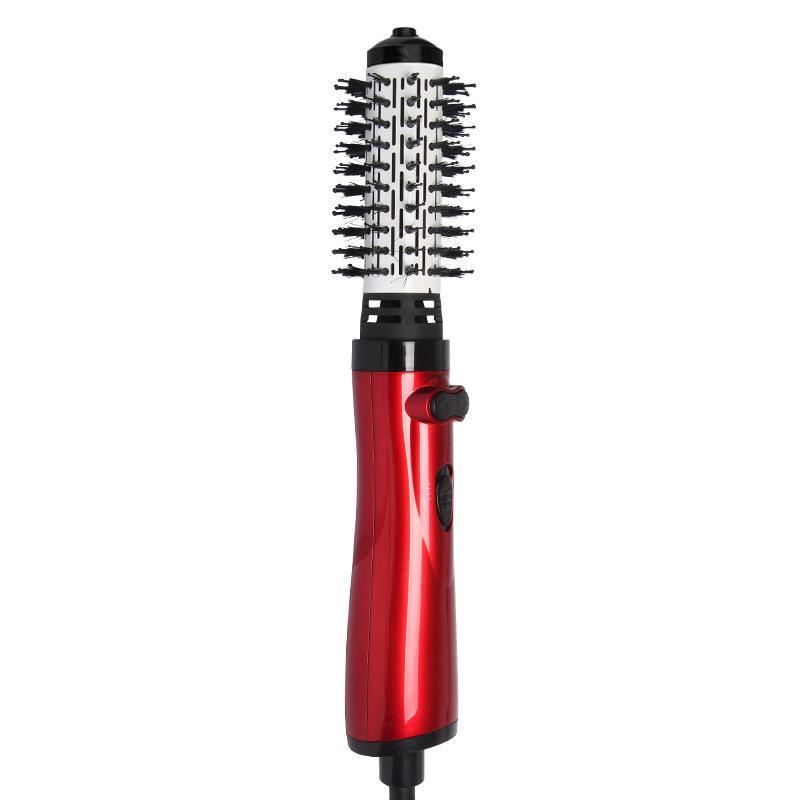 Maroon Asteria Two-in-one constant hot air automatic hair comb for styling and haircare, featuring sleek design and adjustable temperature.