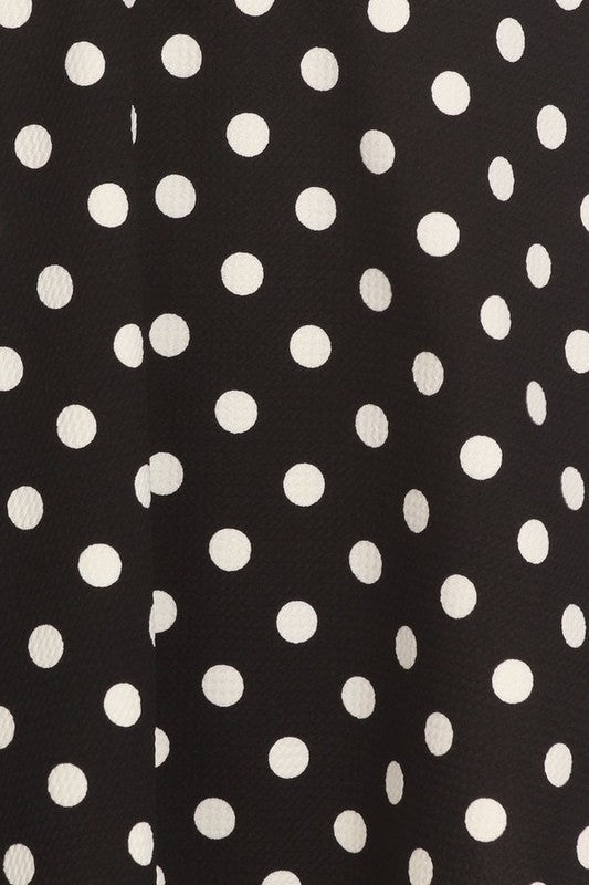 White and red polka dot women&