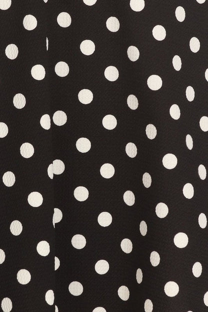 White and red polka dot women&