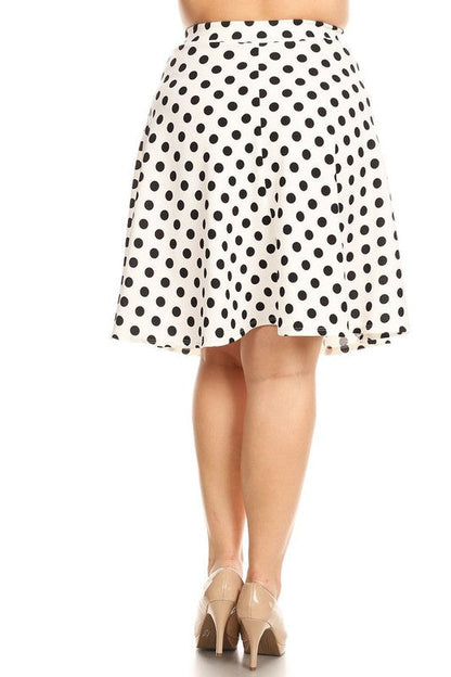 White and red polka dot women&