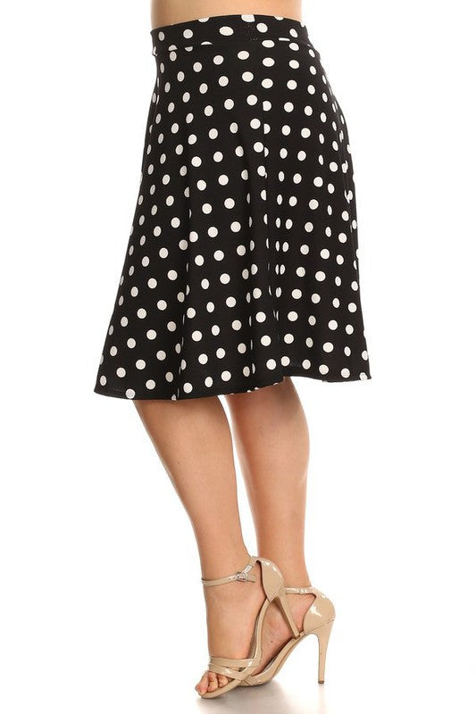 White and red polka dot women&