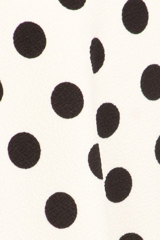 White and red polka dot women&
