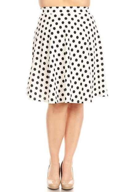 White and red polka dot women&