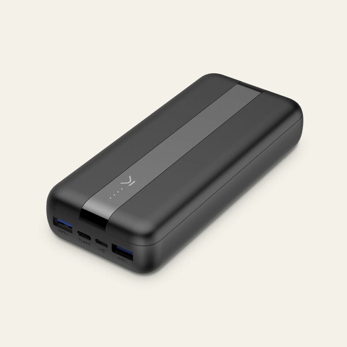 Bigbuy Power Bank KSIX consumer electronics device with USB ports, compact portable charger for smartphones and tablets.