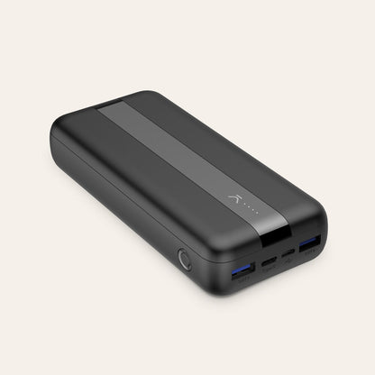 Bigbuy Power Bank KSIX portable charger with USB ports for smartphones and devices, compact and lightweight consumer electronics.