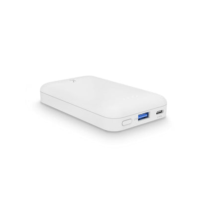 Bigbuy Power Bank KSIX 20W portable charger with USB port for fast device charging, displayed with cables and electronic accessories