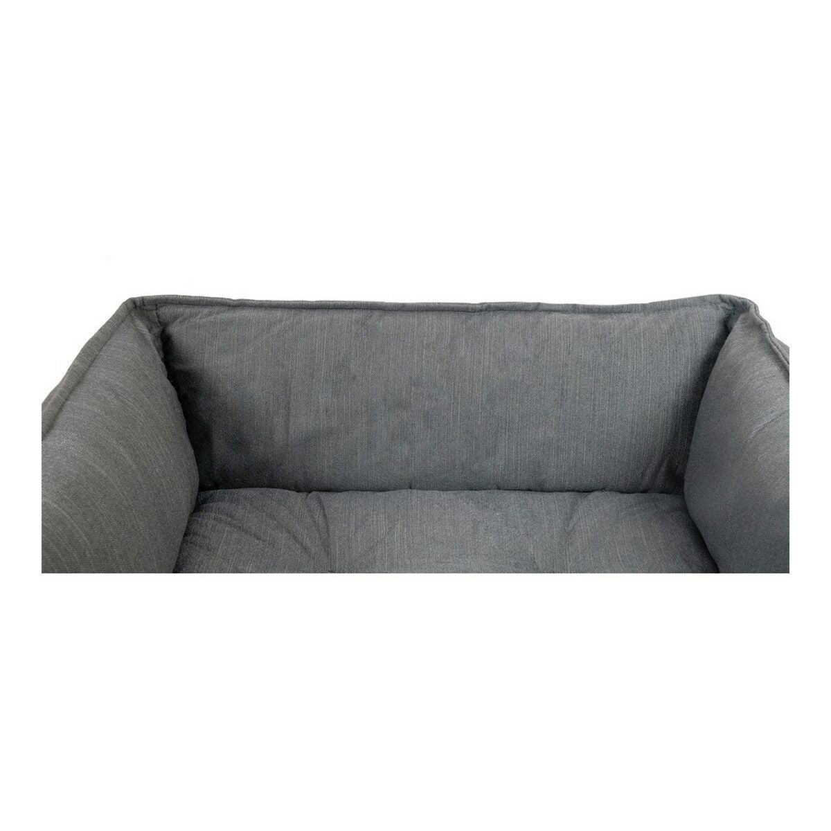 Grey dog bed Gloria DREAMS for pets, 68x56 cm, made by Bigbuy, featuring a comfortable cushioned design for pets.