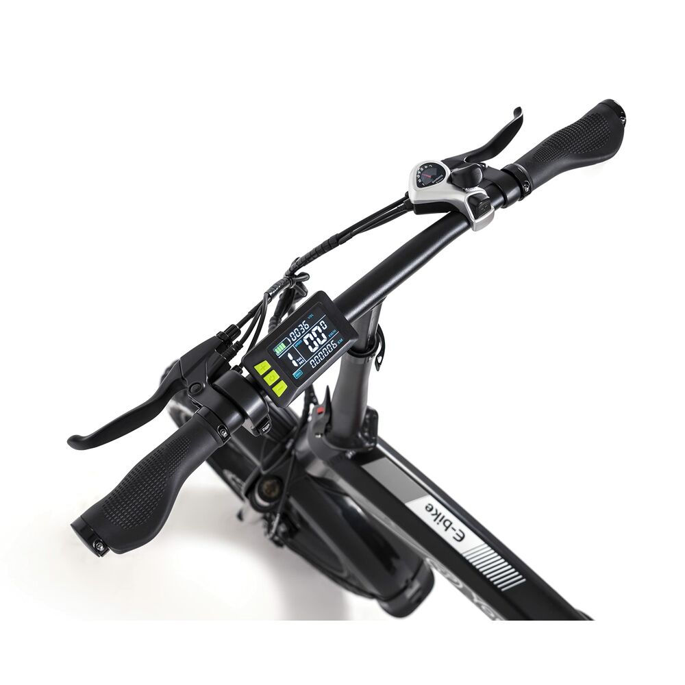 Electric bike Youin BK1400G Dakar with 20-inch wheels and 250W motor, shown outdoors with a sleek frame and handlebars.