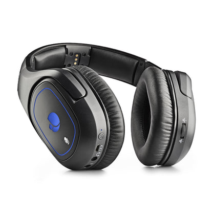 Bigbuy NGS GHX-600 gaming headset with microphone, over-ear design, black and red, for immersive gaming audio and communication.