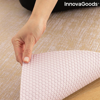 Jute yoga mat from Jumat InnovaGoods, green color, textured surface, suitable for outdoor and indoor yoga practice.