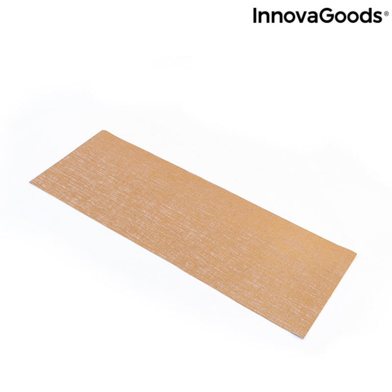 Jute yoga mat from Jumat InnovaGoods, showing textured surface ideal for yoga and outdoor workouts.