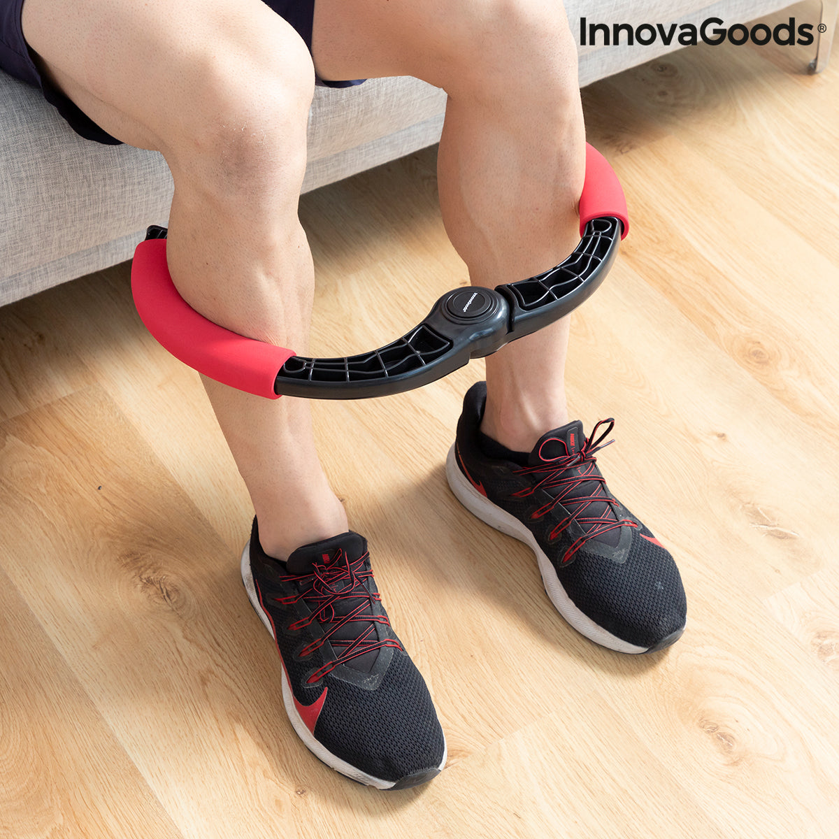 Adjustable arm exerciser with resistance bands and exercise guide from Bigbuy for strength training and fitness workouts.