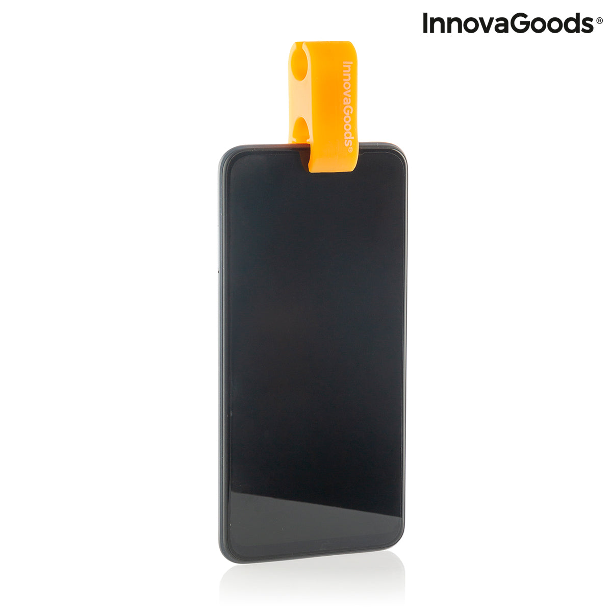 Pet selfie clip from Pefie InnovaGoods for smartphones, designed for easy pet photos, branded Bigbuy consumer electronics.