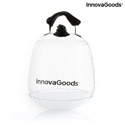 Water-filled Bigbuy kettle bell for fitness training with exercise guide, featuring a durable design and ergonomic handle.
