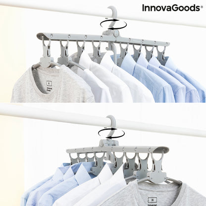 Bigbuy 8-in-1 Multi Hanger Spavver InnovaGoods furniture, versatile clothing and accessory organizer with multiple hanging options.