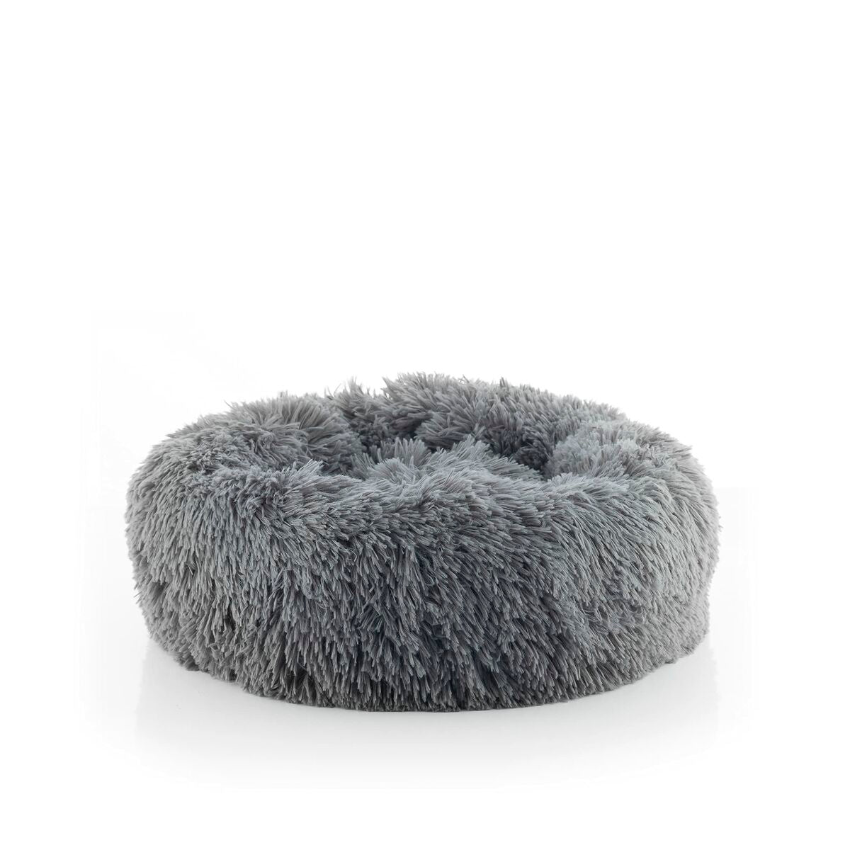 Large Bepess InnovaGoods anti-stress pet bed for pets, 60 cm diameter, soft and cozy surface for comfort and relaxation.