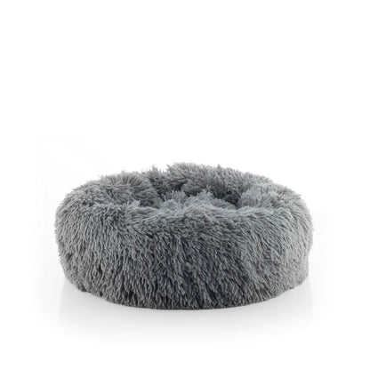 Large Bepess InnovaGoods anti-stress pet bed for pets, 60 cm diameter, soft and cozy surface for comfort and relaxation.