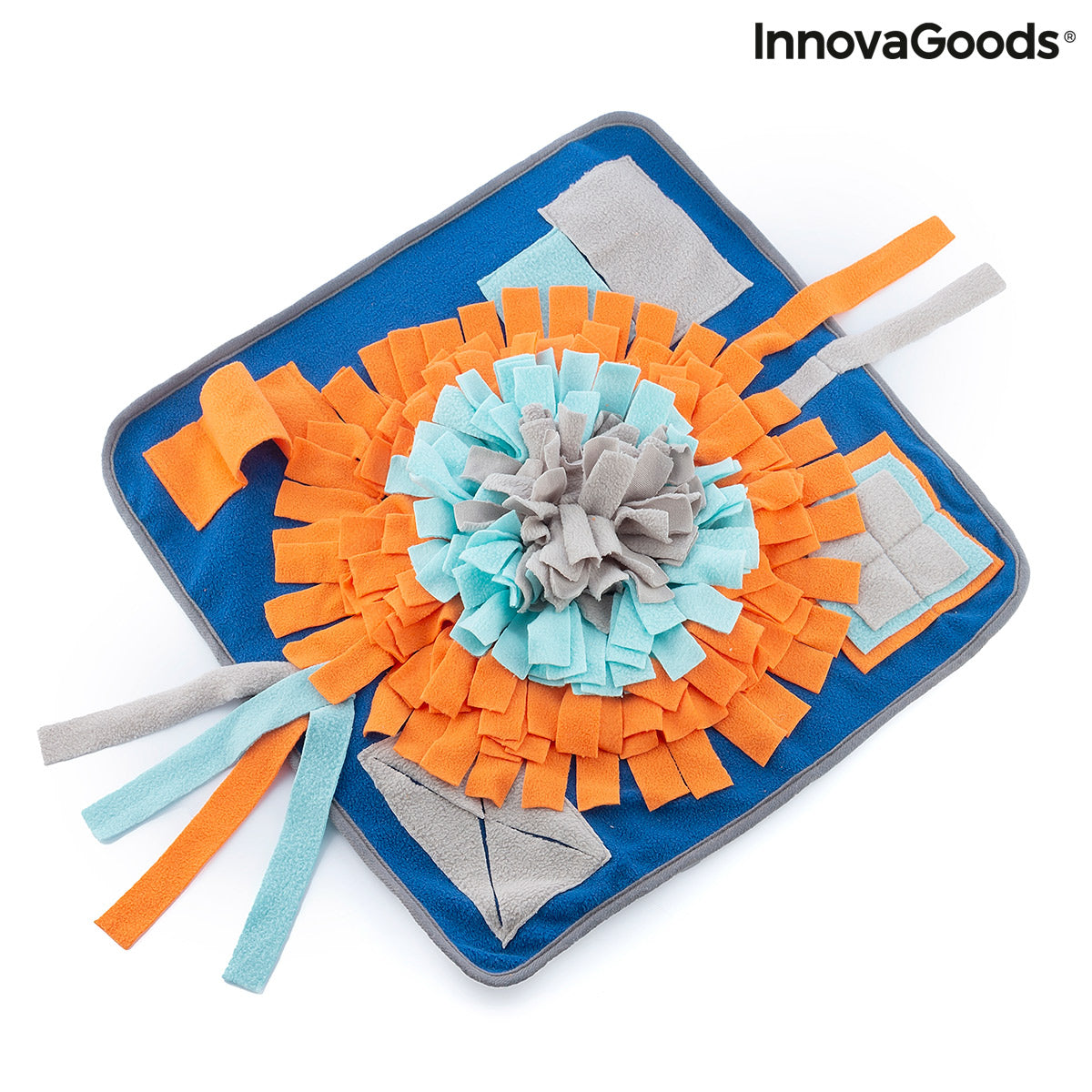 Bigbuy Fooland Pet Sniffing Mat with colorful fabric and scent holes, designed to engage and stimulate dogs and cats.