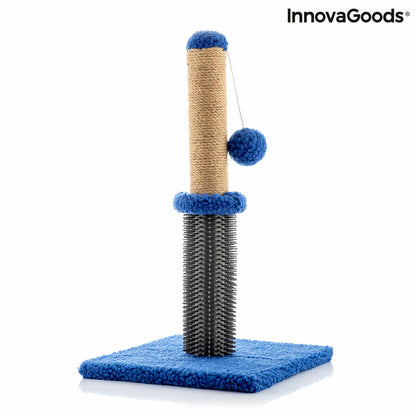 Bigbuy Miausage cat scratching and massage post with ball, featuring sisal surface and playful ball attachment for pets.