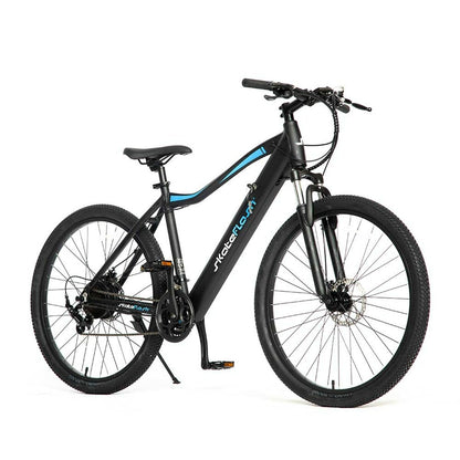 Electric bike skateboard by Bigbuy with 27.5-inch wheels, designed for outdoor sports, featuring a sleek black frame and compact design.