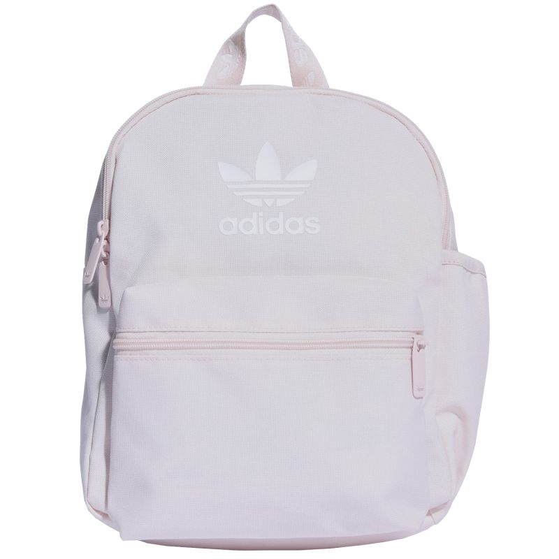 Adidas Adicolor Classic Small Backpack by Start2Finish, navy blue with adjustable straps and zippered front pocket.