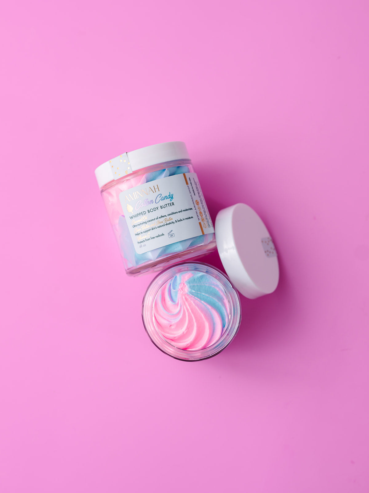 Cotton Candy Whipped Body Butter – Hydrating Sweet-Scented Skin Care