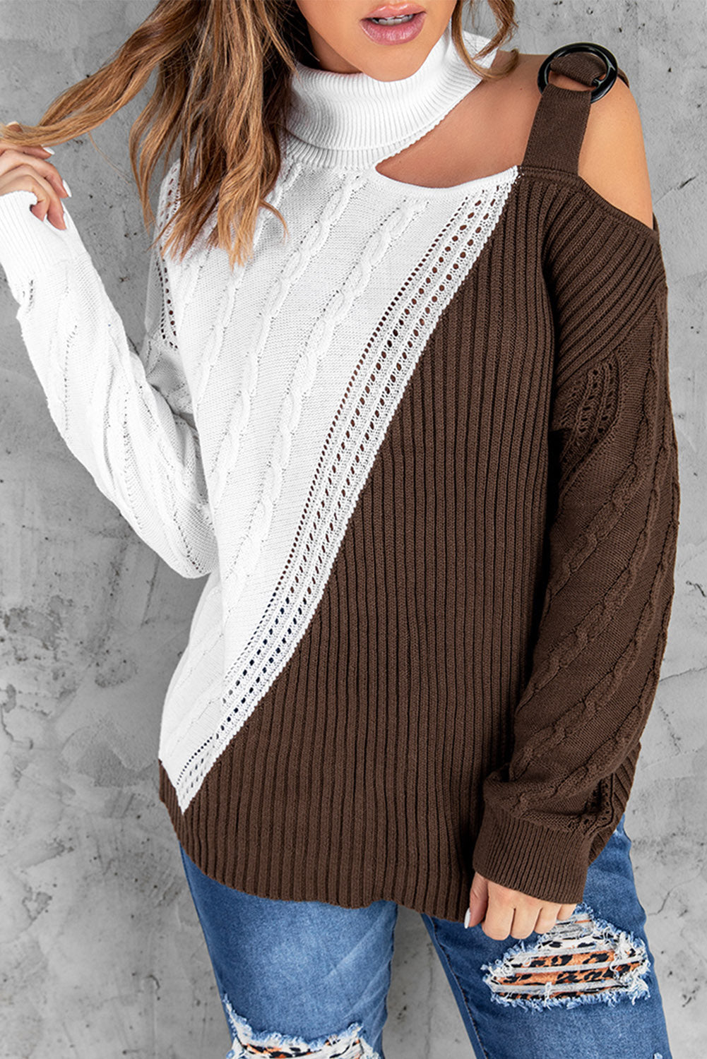 Elegant Start2Finish blouse with matching accessories, featuring a stylish design and lightweight fabric for a chic look.