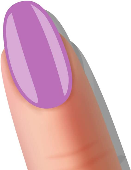 Carmine Penelope Gel Color UV/LED Lavanda Chiaro 28 nail polish in 5ml bottle, showcasing the light lavender shade.