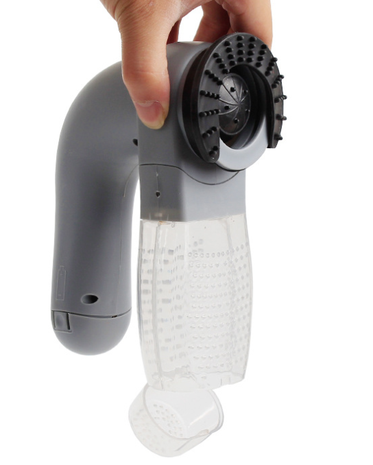 Maroon Asteria electric pet hair cleaning brush with portable design for grooming and massage of cats and dogs.