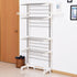 Taupe Shadow HOMCOM 4-layer folding clothes hanger stand dryer with towel rack, home and garden storage solution, multiple drying options